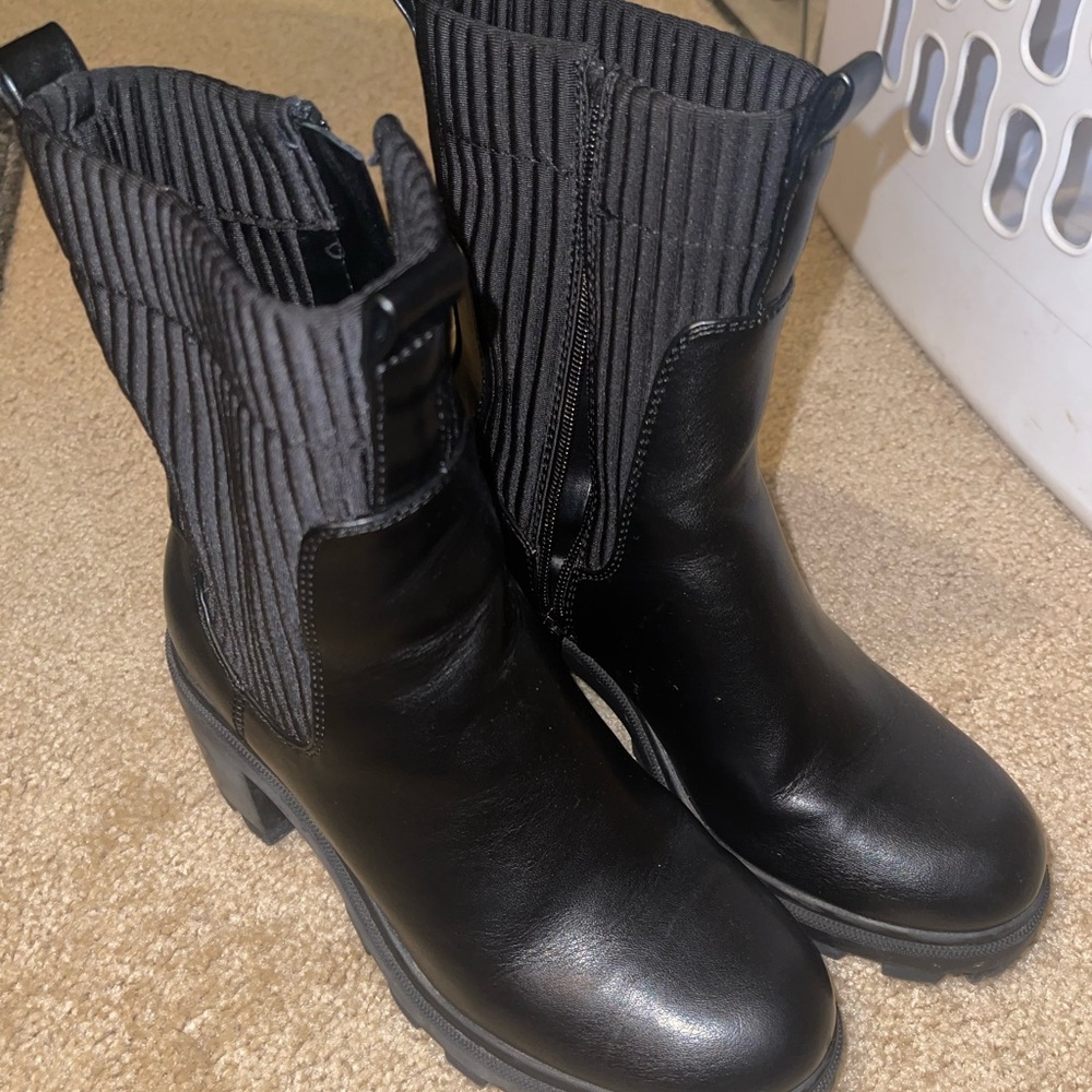 Black booties